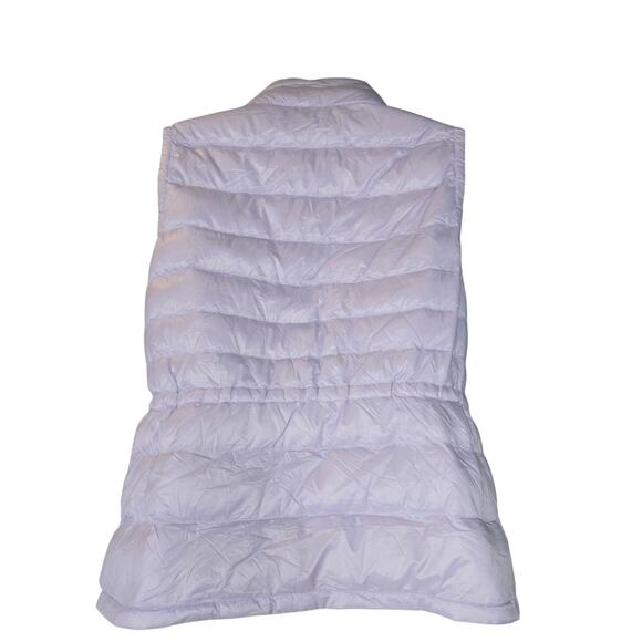 Uniqlo Womens Medium Down Puffer Vest Coat Purple Lightweight Snow Ski Outdoors - Picture 4 of 11